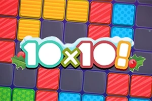 Kolorowe kwadratowe klocki z numerem 10x10!