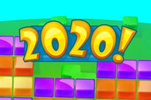 Kolorowe bloki z dużym napisem 2020!