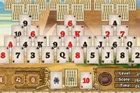 Zabawna gra Tripeaks Solitaire w Starożytnym Egipcie