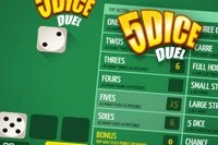 Rzuć i sortuj 5 kości w tej popularnej klasycznej grze Yahtzee