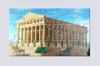 Ułóż puzzle Starożytne Cuda i odsłaniaj słynne zabytki kawałek po kawałku