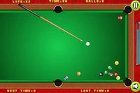 Wybierz grę 8-ball lub Straight Pool, wbij bile i wygraj!