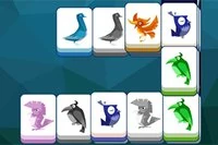 Dopasuj ptasie kafelki jak najszybciej w relaksującej grze mahjong
