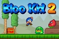 Bloo Kid 2 to dwuwymiarowa gra platformowa w retro stylu i z pikselową grafiką