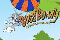 Królik Bug Bunny pasjonuje się spadochroniarstwem i często skacze z samolotu