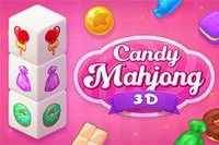 Mahjong 3D Candy to gra z dopasowywaniem kafelków z grafiką 3D
