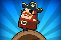 W Captain Pirate gramy jako kapitan pirat, który w beczce zjeżdża z góry