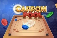 Klasyczna gra Carrom Pool z krążkami
