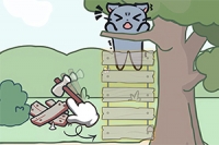 Catch The Cat to ekscytująca gra online z wciągającą rozgrywką i zabawną