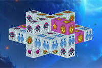 Połącz pasujące kostki w 3D wyzwaniu logicznym