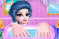 Stresująca mama relaksuje się w grze online Crazy Mommy: Beauty Salon