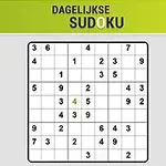 Plansza z grą sudoku z częściowo wypełnionymi polami liczbami, na szarym tle z zielonym nagłówkiem