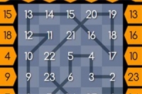 Unikalna codzienna gra logiczna: 1 do 25