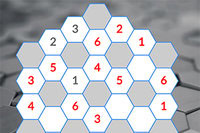 Codzienne łamigłówki HexNum w trzech rozmiarach i poziomach trudności