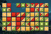 Ciesz się smaczną wersją Mahjong Connect z apetycznymi, dzielonymi kafelkami