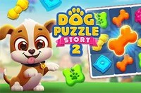 Pomóż małemu pieskowi Charlieemu napisać nową historię z Dog Puzzle Story