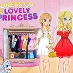 Trzy animowane postacie kobiece w eleganckich strojach w pokoju z szafą pełną ubrań, otoczone pastelowymi kolorami i ozdobione tytułem