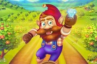 Magiczny krasnolud pędzi po cenne klejnoty