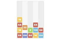Wersja pionowa popularnej gry 2048 z mechanizmem spadających klocków jak w