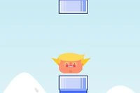 Flappy Trump to zabawna gra casual podobna do Flappy Bird
