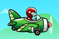 Flight in Rain to gra arcadeowa html5, przytrzymaj ekran, by lecieć, zbieraj