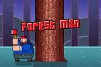 W grze Forest Man musisz rąbać drewno i unikać gałęzi