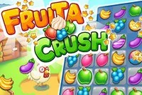 Czeka na Ciebie owocna gra typu match3 w Fruita Crush