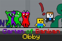 Obby musi przetrwać potwory z Garden of Banban