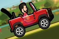 Hill Climbing to wyścigowa gra online, w której sterujesz czerwonym jeepem