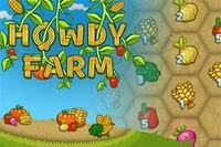 Howdy Farm to świetna gra match-3 z warzywami z farmy!
