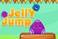 Skacz jak najwyżej w grze Jelly Jump i nie spadnij