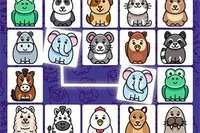 W Kris Mahjong Animals przygotuj się na test dla swojej uwagi!