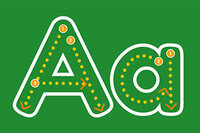 Gra pomaga dzieciom uczyć się pisać litery, cyfry, kształty, zwierzęta i