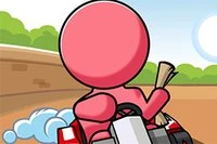 To wyścigowa gra arcade z 3D kartami i platformowymi torami