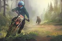 To wymagająca gra na motorze, która sprawdzi twoje umiejętności trialowe.