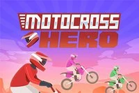 Ścigaj się motocyklem crossowym przez pustynię w tej ekscytującej grze MX
