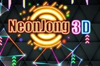3D Mahjong w stylu neonowym