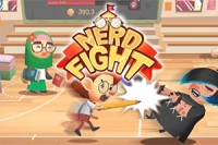 Nerd Fight to gra RPG, w której gracz buduje armię nerdów do walki z