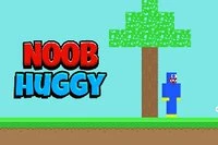 Bądź partnerem w przygodzie z Huggy w uroczym świecie bloków