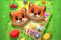 Unikalna i urocza gra mahjong z wieloma różnorodnymi zwierzętami
