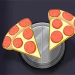 Dwa kawałki pizzy z pepperoni na metalowej łopatce