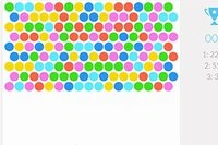 Gra Bubble Shooter z minimalistycznym designem