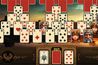 Zabawna gra Tripeaks Solitaire w starożytnym Egipcie