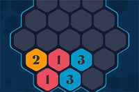 Łącz liczby na planszy i osiągnij 7