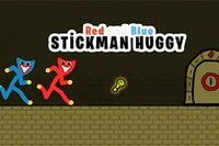 Gotowi na przygodę dwóch uroczych braci, niebieskiego i czerwonego stickmana?