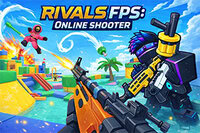 Rivals FPS: Online Shooter to szybka, klockowa strzelanka z trybem online
