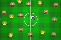 Doskonal umiejętności podawania w łamigłówkach w grze Soccer Challenge
