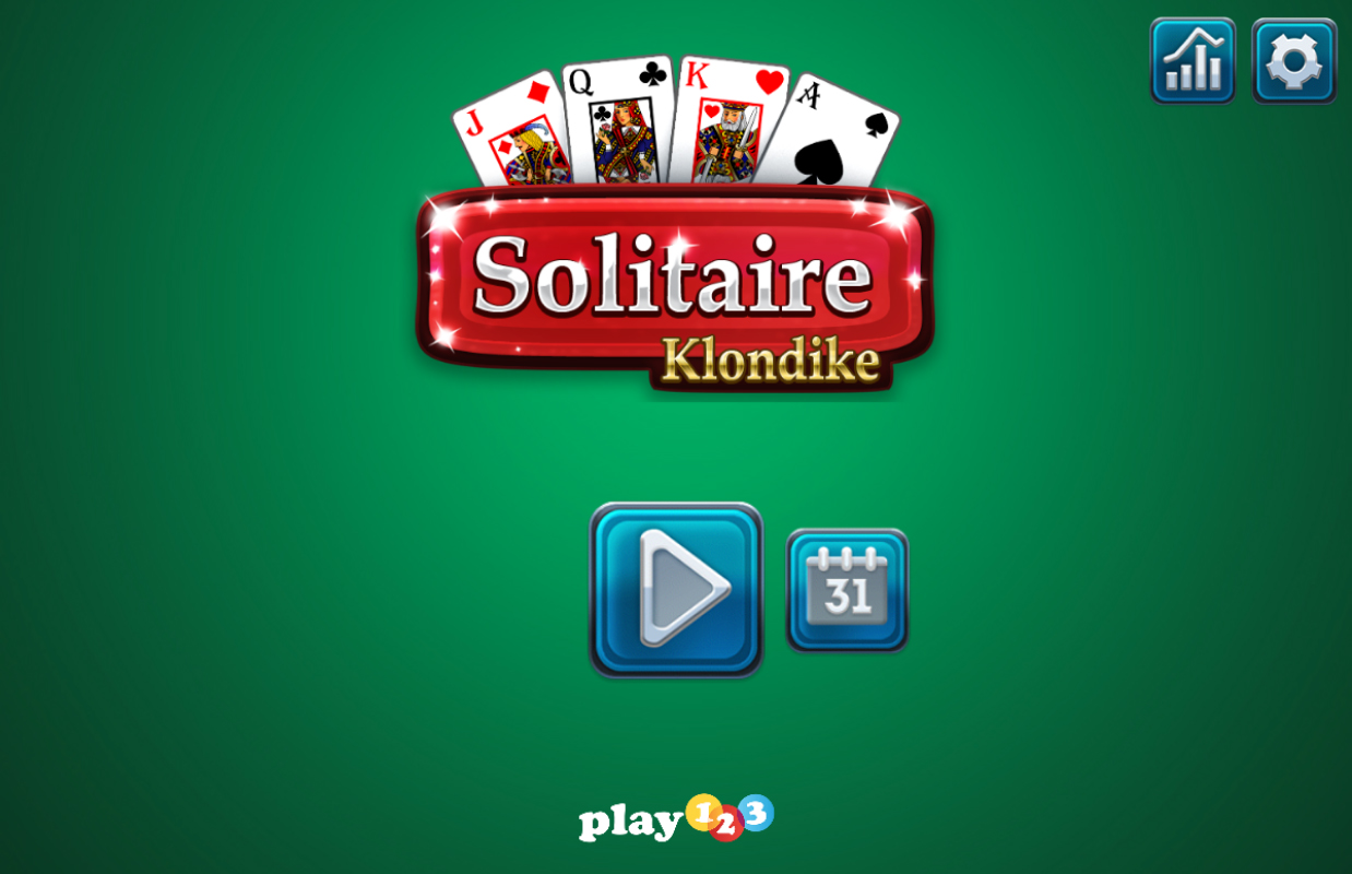 Solitaire Klondike 🕹️ Graj za darmo na Play123