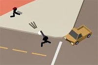 Zostań ostatnim stickmanem w tym szalonym online battle royale!