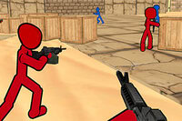 Ciesz się wspaniałą grą FPS, w której sterujesz odważnym stickmanem!